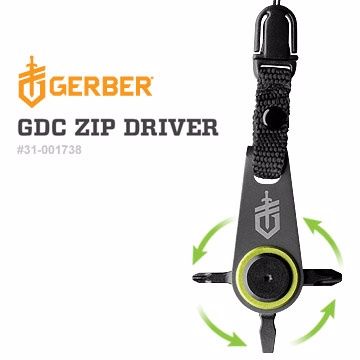 Gerber  GDC Zip Driver 隨身攜帶螺絲起子工具組(#31-001738)