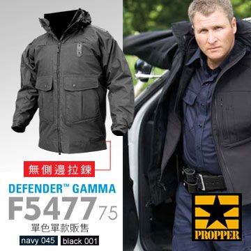 PROPPER Defender Gamma長版抗雨勤務夾克 -無側邊拉鍊款 F5477