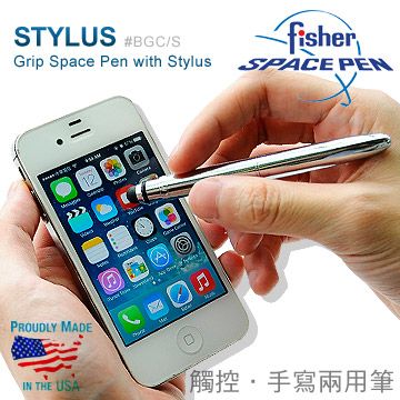 Fisher  Space Pen 觸控兩用筆-BGC/S銀色