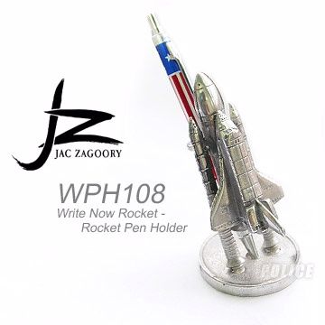 JZ  WPH108-Write Now Rocket-Rocket Pen Holder 太空梭筆架WPH108