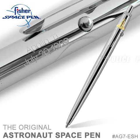 Fisher Astronaut Space Pen 太空人系列筆-阿波羅11號銀殼(#AG7-ESH)