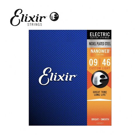 Elixir 12027 Nanoweb 薄包覆 電吉他套弦 09-46原廠公司貨 商品保固有保障