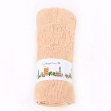 【EUPHORIA】柔舒棉毯(簡約版)-95X125公分蜜桃色