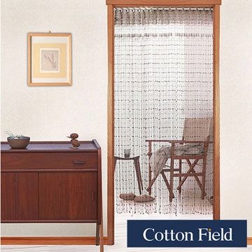 cottonfield 棉花田 【小花】造型線簾-咖色(85x150cm)