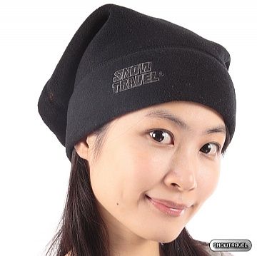 SNOW TRAVEL POLARTEC 保暖圍頸兩用帽(黑色)