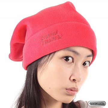 《SNOW TRAVEL》POLARTEC 保暖圍頸兩用帽(紅色)