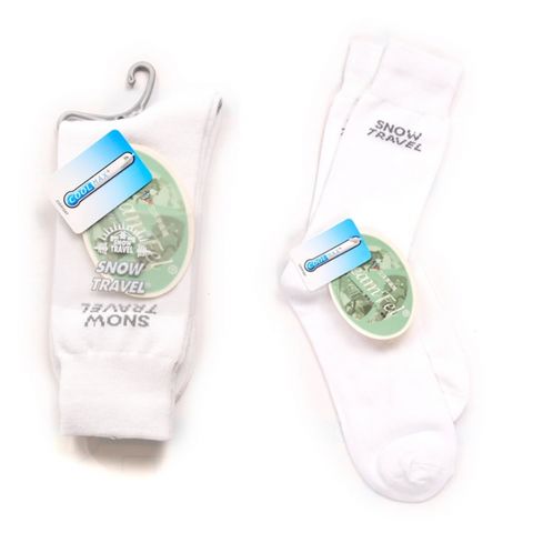 SNOWTRAVEL COOLMAX排汗快乾襪 六雙(白色)