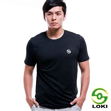 LOKI  男 VANA 圓領抗UV短袖排汗衣(男)