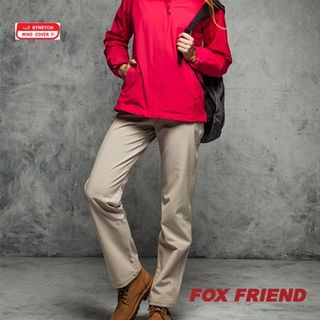 【FOX FRIEND】WIND COVER 防風保暖彈性休閒褲 女款 P540