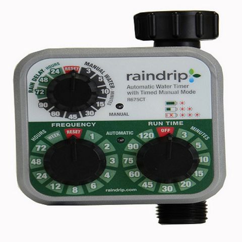 美國Raindrip(簡易型手動雨水延遲)電子定時灑水器
