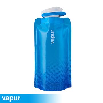 Vapur 美國 Shades 運動摺疊水袋 0.5L 藍10195