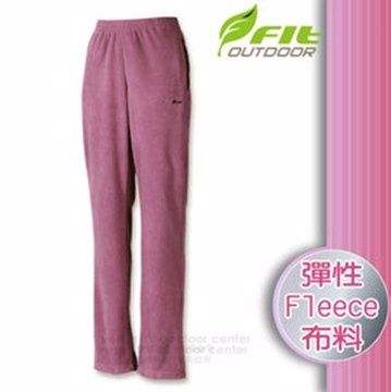 FIT 維特   女新款 雙刷雙搖保暖長褲.休閒運動長褲_FW2809 灰紫色