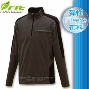 FIT 維特 男新款 雙刷雙搖保暖上衣_FW1106 鐵礦灰