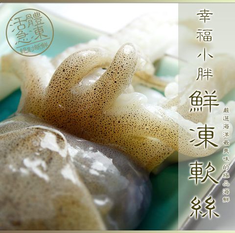 幸福小胖 鮮凍軟絲 4-5人份1隻(600g700g/隻)