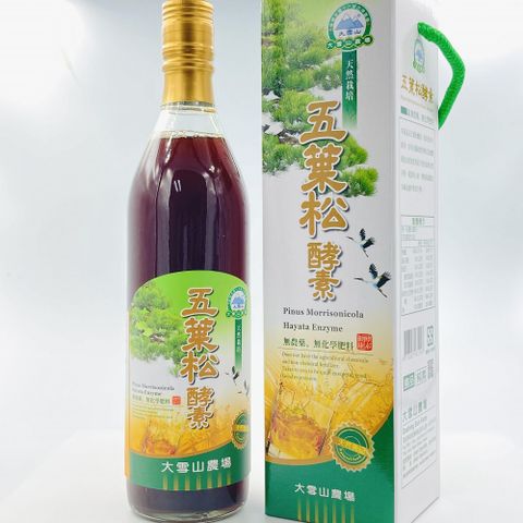 大雪山農場 五葉松酵素(600公克x3瓶)