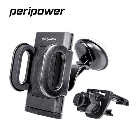 Peripower MT-W08 前擋出風口雙支架手機架超值組合包