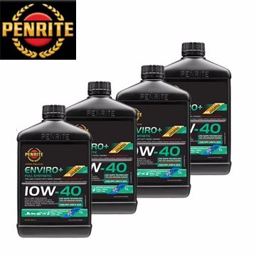 PENRITE 澳洲ENVIRO + ENGINE OIL 原廠歐版10W-40汽柴油機油 1L-四瓶裝