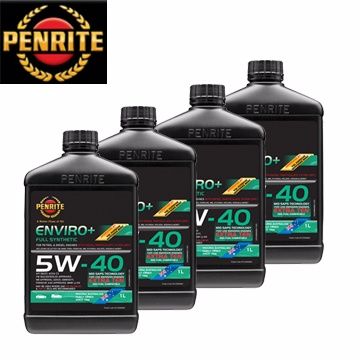 PENRITE 澳洲ENVIRO + ENGINE OIL 原廠歐版5W-40汽柴油機油 1L-四瓶裝