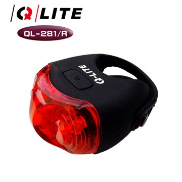 Q-LITE QL-281/ R  USB充電式高亮度後燈