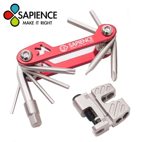 【SAPIENCE】超值型多功能隨身18in1工具組(DT-032) 