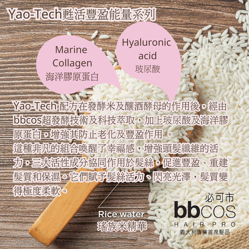 BBCOS 必可市 [義大利] 甦活能量護髮乳 1000 ml.