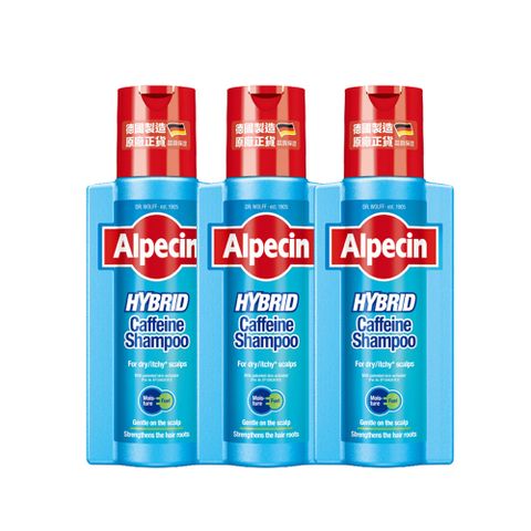 【Alpecin】雙動力咖啡因洗髮露250ml x3
