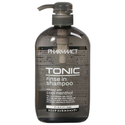 日本【 熊野油脂】PharmaACT Tonic 水潤型洗髮精550g