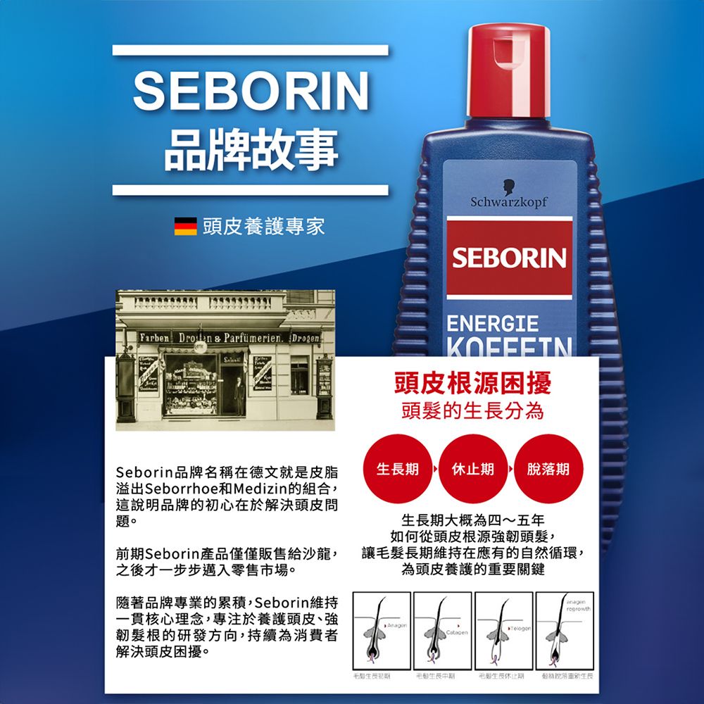 SCHWARZKOPF 施華蔻 Seborin 咖啡因洗髮露 250ml