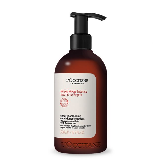 EN PROVENCERéparation IntenseIntensive Repairaprès-shampooingconditioner treatmentcheveux secs  dry  damaged    &   &  500 ML/ LOCCITANE