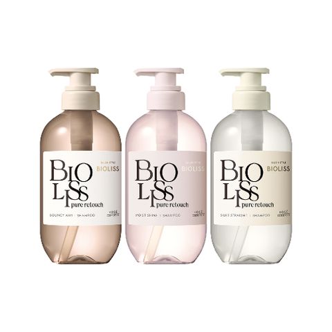 BIOLISS 苾歐莉絲 植感扁塌對策蓬鬆/毛躁對策修護/蜷曲對策絲滑 洗髮露 480ml