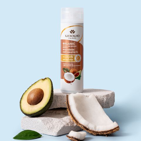 KHAOKHO考柯萃雙草本滋養PLUS洗髮精(椰子&酪梨)220ml