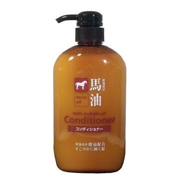 日本熊野 馬油無矽靈潤髪乳600ML