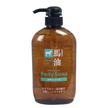 日本熊野 馬油無矽靈沐浴乳600ML