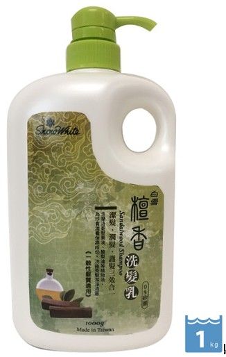 白雪 檀香洗髮乳 1000ml