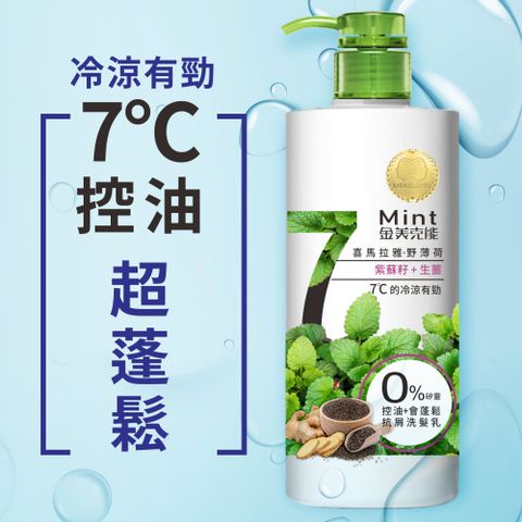 金美克能 抗屑洗髮乳(控油配方)750ml