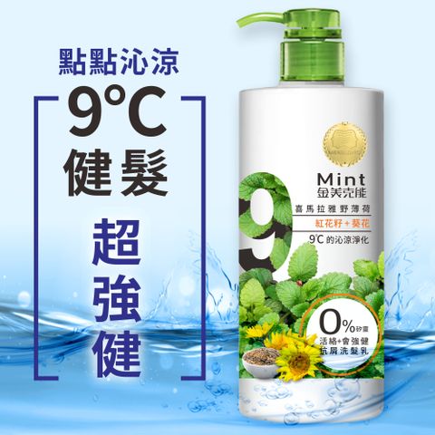 金美克能 抗屑洗髮乳(強健配方)750ml(50多年專研頭皮洗淨配方，清爽不滑膩)