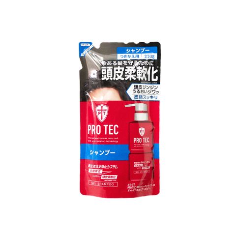 日本 Lion PRO TEC 控油洗髮精 補充包230g (控油洗髮精 深層清潔 頭皮護理 護髮成分)