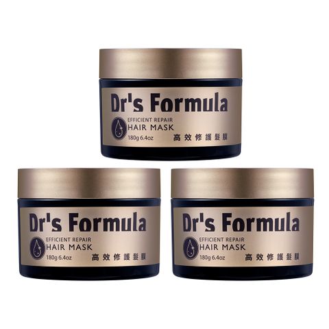 Dr's Formula 台塑生醫 Drs Formula高效修護髮膜180g*3入