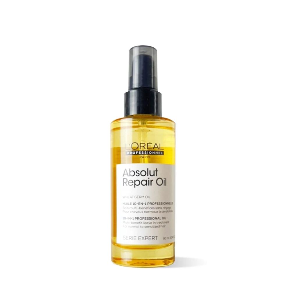 PROFESSIONNELPARISAbsolutRepair OilWHEAT GERM HUILE 10EN-1 PROFESSIONNELLE multi-bénéfices sans  cheveux normaux  10-IN-1 PROFESSIONAL OIL-benefit leave in treatment normal to sensitized horSERIE EXPERT