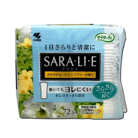 小林製藥 日本 Kobayashi Sara.li.e 衛生護墊 幸福花香 72入