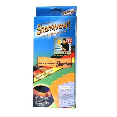 原$369｜促銷價↘Shamwow 超吸水魔巾(50x60公分x1片+38x38公分x1片)