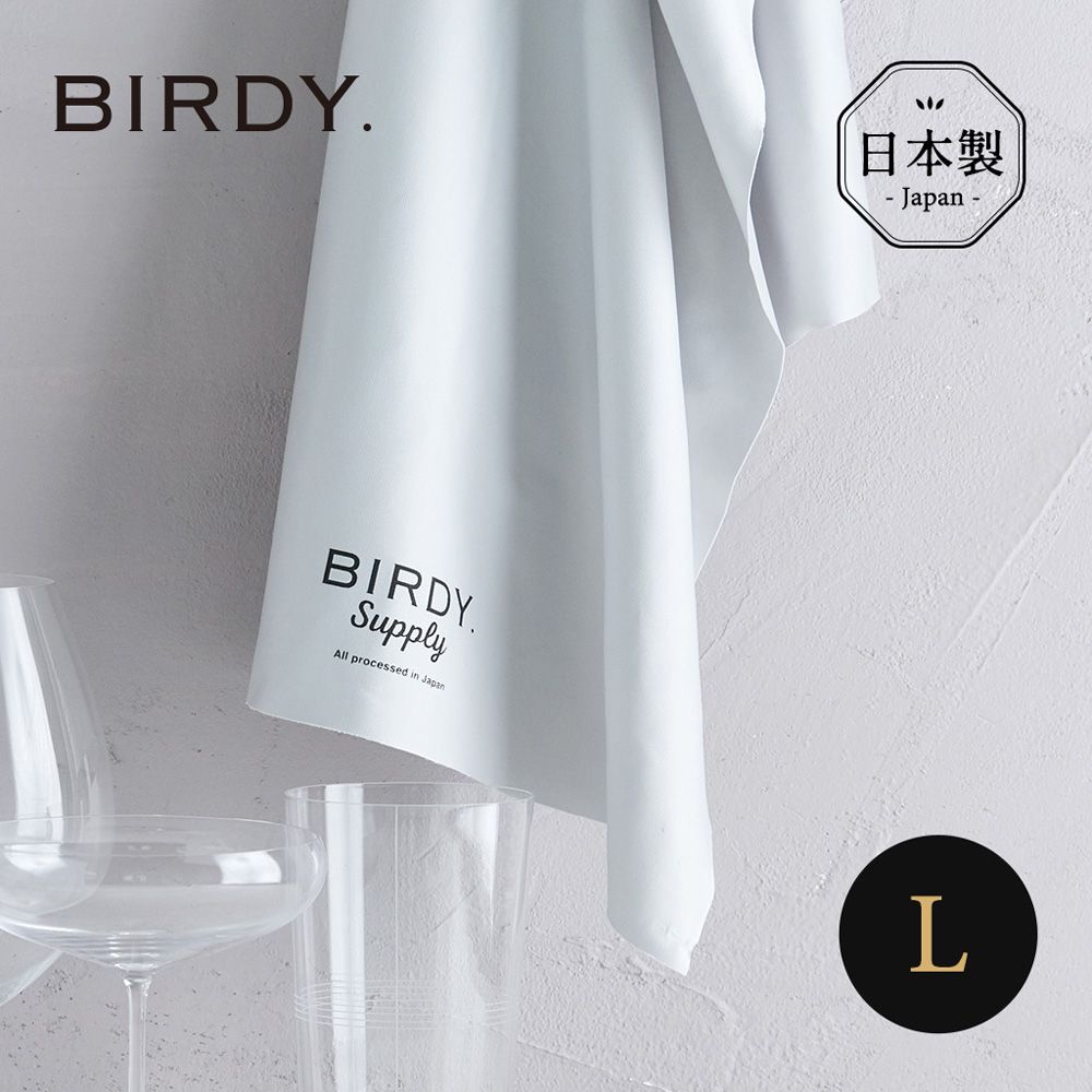 Birdy 【日本】日製玻璃杯專用極細柔纖維無痕擦拭巾-L