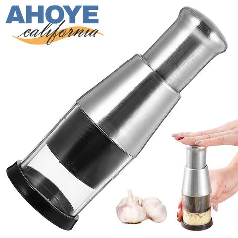 AHOYE 拍拍刀省力搗蒜器 (壓蒜器 蒜泥器 搗碎器 搗泥器)