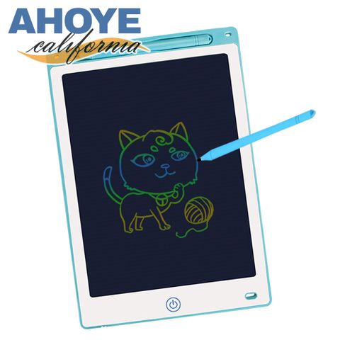 AHOYE 液晶LCD智能護眼塗鴉板 10吋 (畫板 手寫板 書寫板 留言板 黑板)