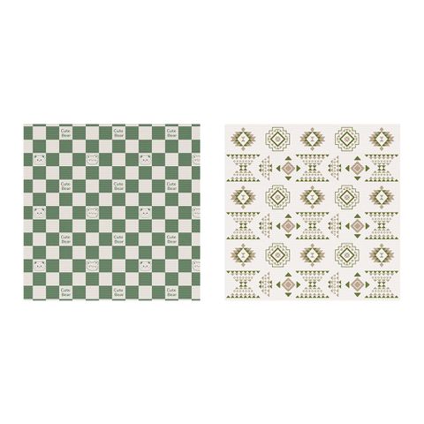 【AHOYE】一次性加大防水防潮墊野餐墊 2入組 (拋棄式野餐墊 露營墊 地墊)