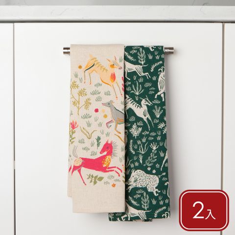 《danica》擦拭布2入(奇幻草原71x45cm)