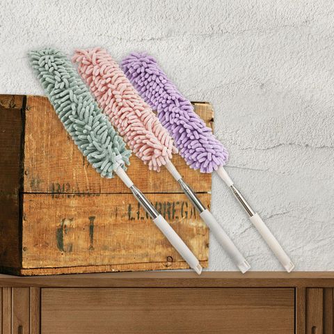 伸縮可彎曲水洗清潔撢子-56-130cm