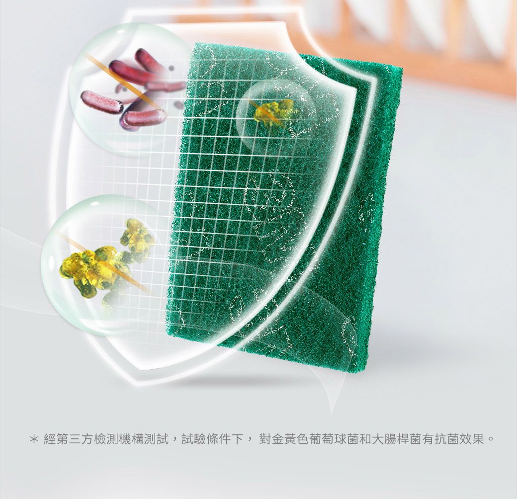 * 經第三方檢測機構測試,試驗條件下,對金黃色葡萄球菌和大腸桿菌有抗菌效果。