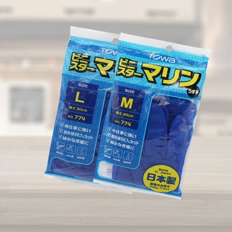 日本製東和TWOA橡膠手套-4雙入