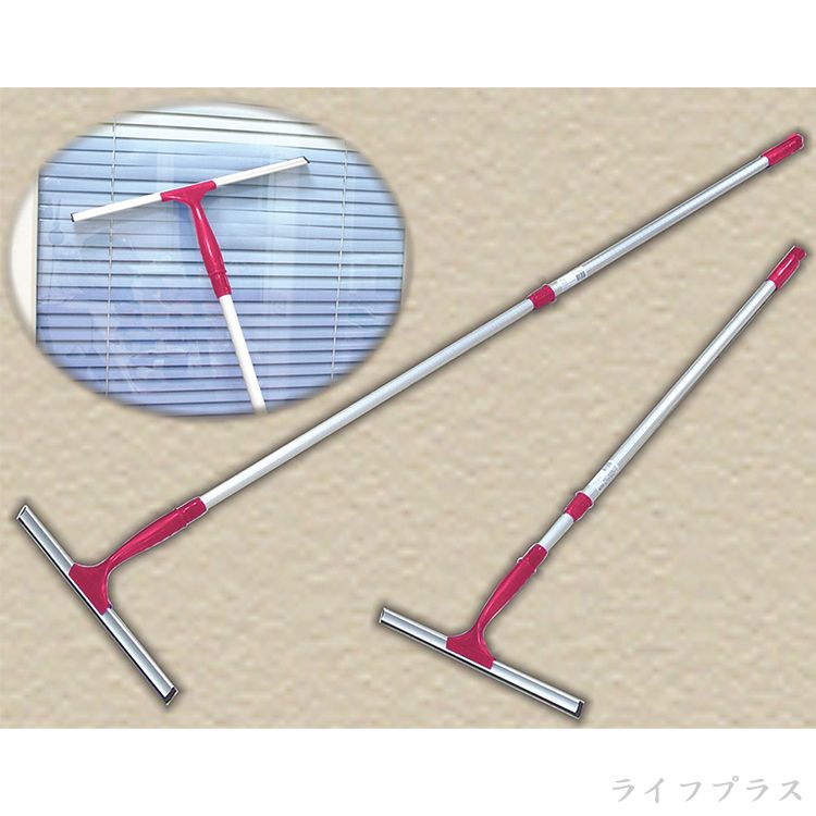 一品川流 米諾諾 不鏽鋼伸縮桿T型玻璃刷 / 刮水器-40cm-3支